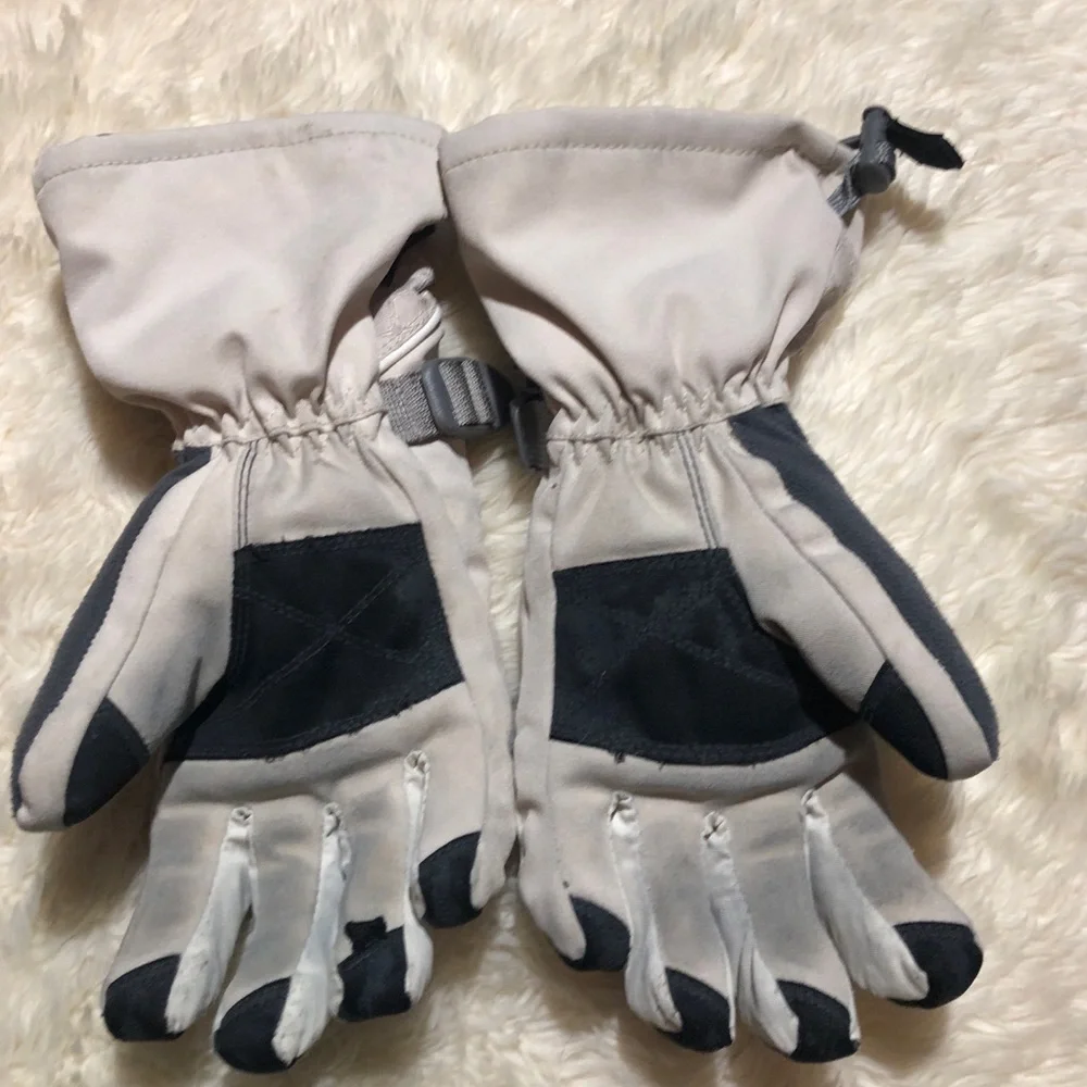 Head Gray Ski Gloves Boys Small